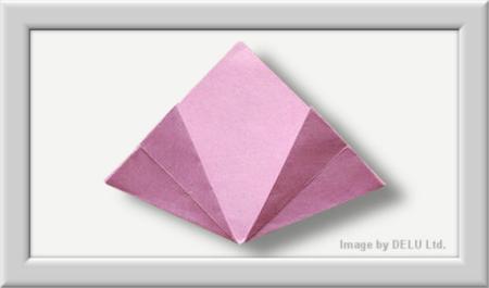 Anleitung Origami Kusudama Blume 008