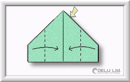 Origami Box falten Schritt 004