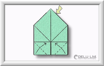 Origami Box falten Schritt 005