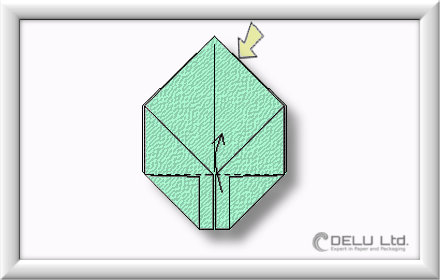 Origami Box falten Schritt 006