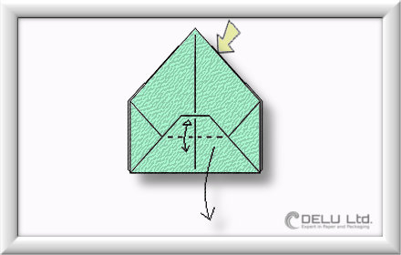 Origami Box falten Schritt 007