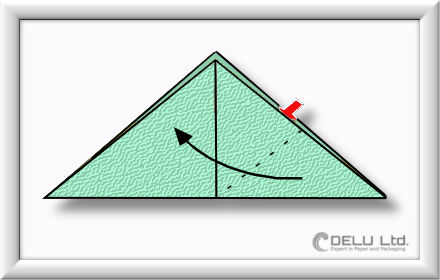 Origami Schachtel falten Schritt 004