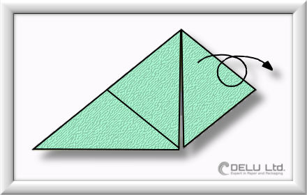 Origami Schachtel falten Schritt 006