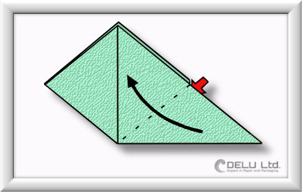 Origami Schachtel falten Schritt 007