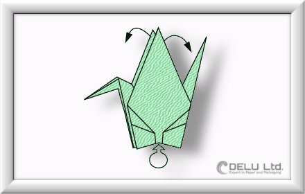 how to fold Origami Crane Step 011
