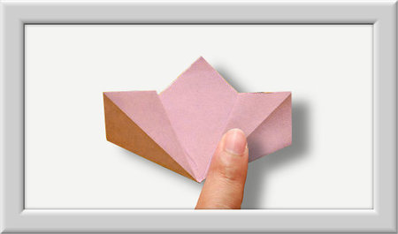 how to Kusuduma Origami Flower Step 004