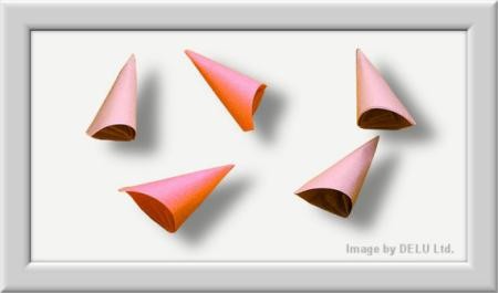 how to Kusuduma Origami Flower Step 012