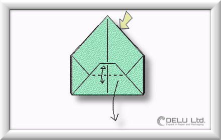 how to fold perfect Origami box step by step 007