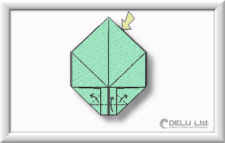 how to fold perfect Origami box step by step 008