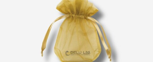 Organza Beutel Gold