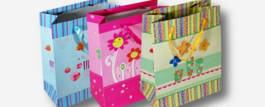 Paper Gift Bags with Artwork