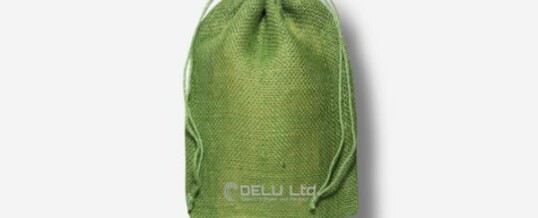 Burlap Drawstring Pouch – Irish