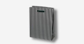 Paper Bag – Bold Stripes Black