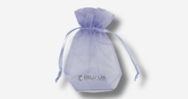 Organza Drawstring Pouch Violet