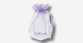 Organza Drawstring Pouch Lilac