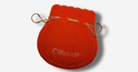 Velvet Jewelry Pouch – Orange