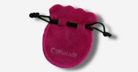 Velvet Jewelry Pouch – Pink