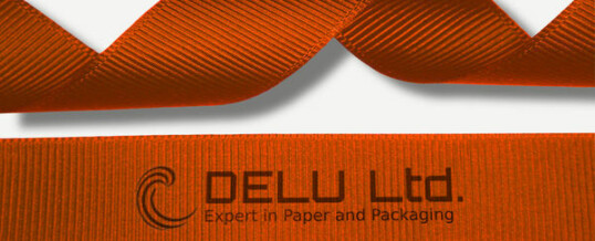 Grosgrain Ribbon ; Orange