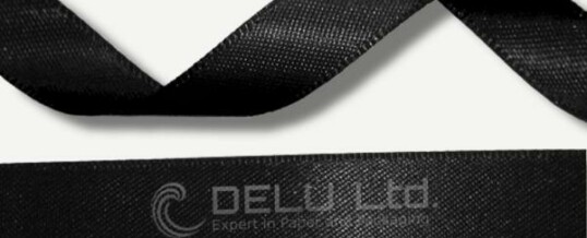 Satin Ribbon ; Black