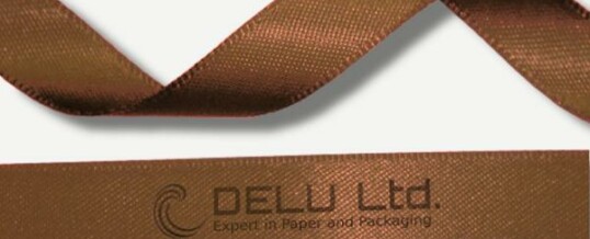 Satin Ribbon ; Brown