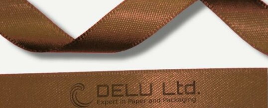 Satin Ribbon ; Brown