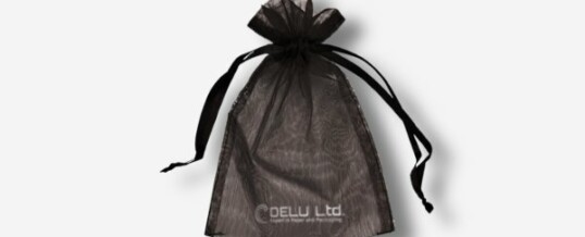 Bolsa de organza – Negro