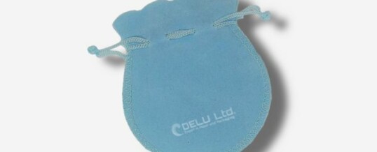 Bolsa de la joyería de terciopelo – Cielo azul