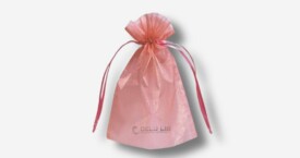 粉色雪纱礼品袋