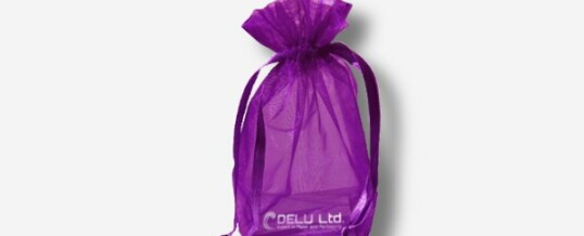 紫色雪纱礼品袋